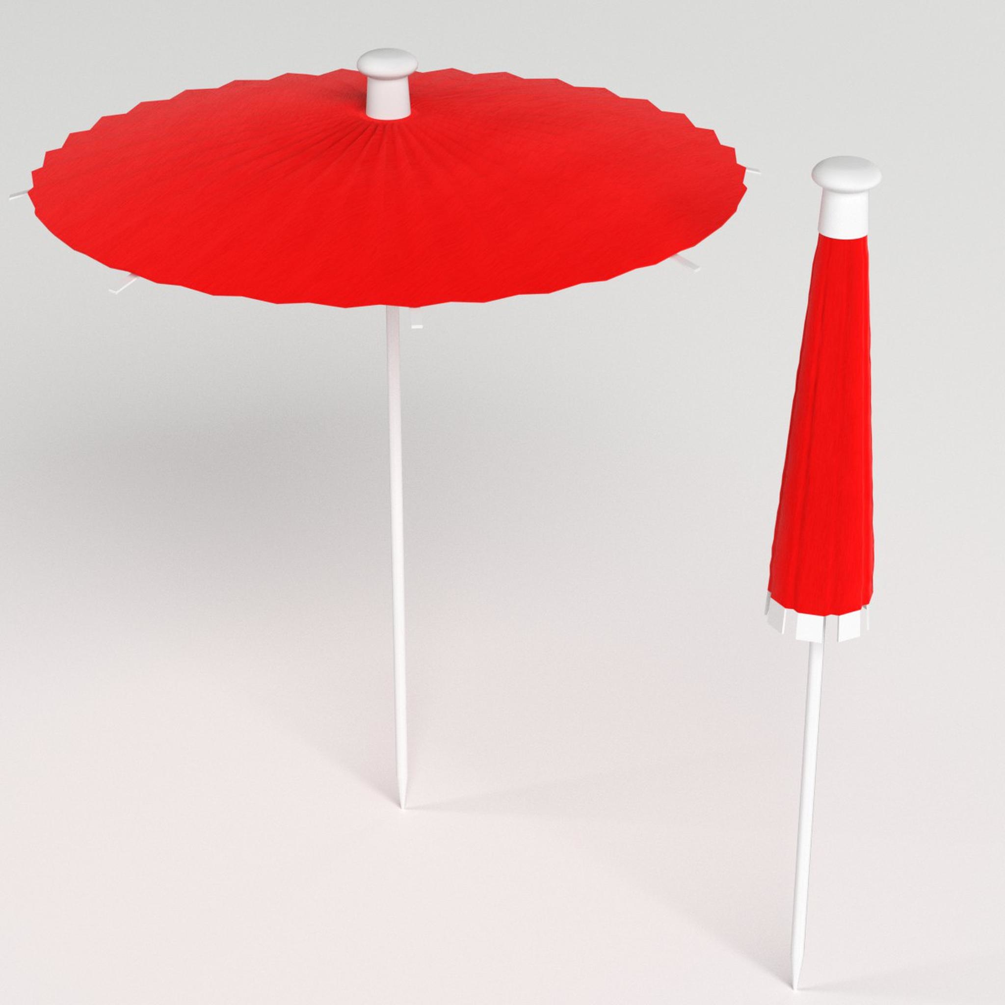 Cocktail umbrellas 3D model TurboSquid 1371920