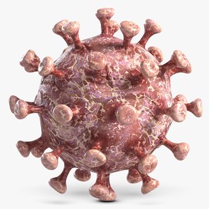 virus coronavirus 2 3D model