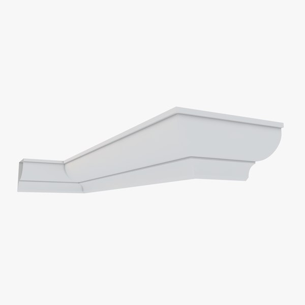 3d model cornice 04 sharp corner