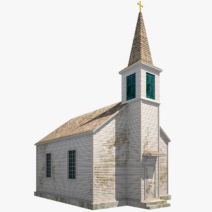 white church 3D