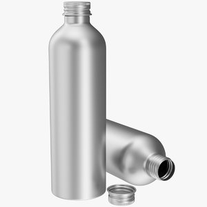 3D 250ml aluminium bottle