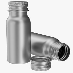 30ml aluminium bottle cap 3D model