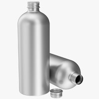 Download 3d 250ml Aluminium Bottle Turbosquid 1504829 PSD Mockup Templates