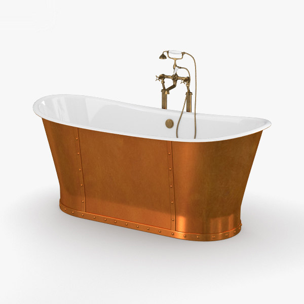 modelo 3d CP Hart Porcelanosa Greenwich Boat Bath TurboSquid 1505179