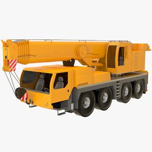1100-4 ltm 2 mobile crane 3D model