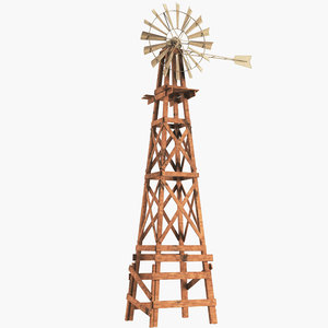 3D wind windmill