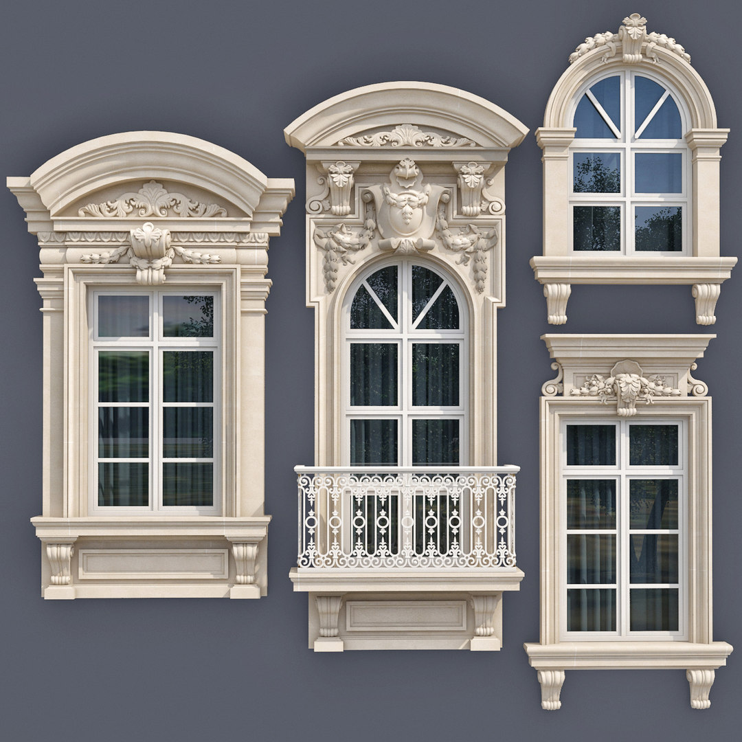 Windows style modern classics 3D model TurboSquid 1505352