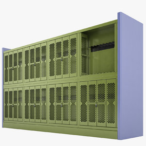 storage shelving weapon 3D model