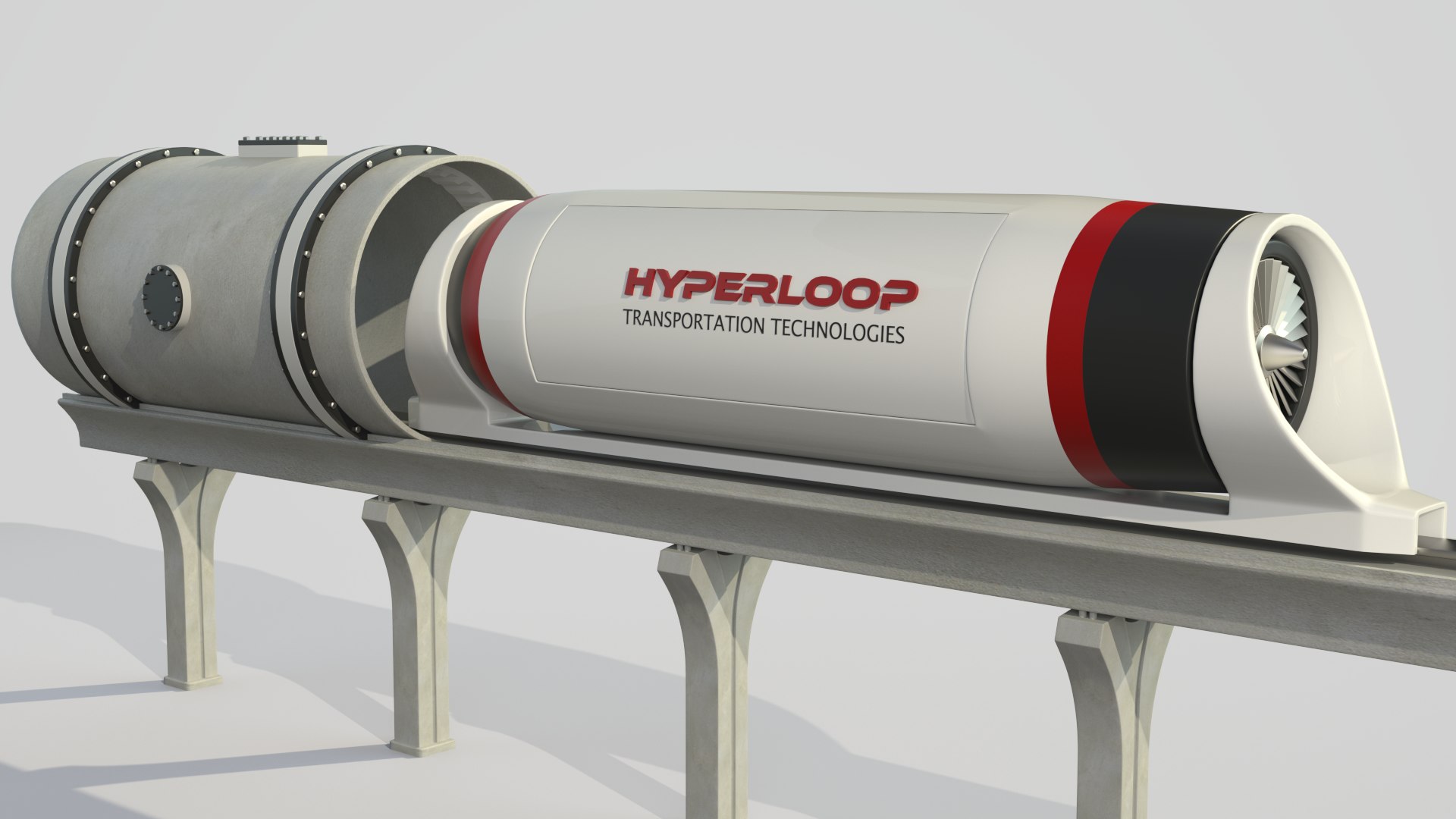 Hyperloop train 3D model TurboSquid 1505500