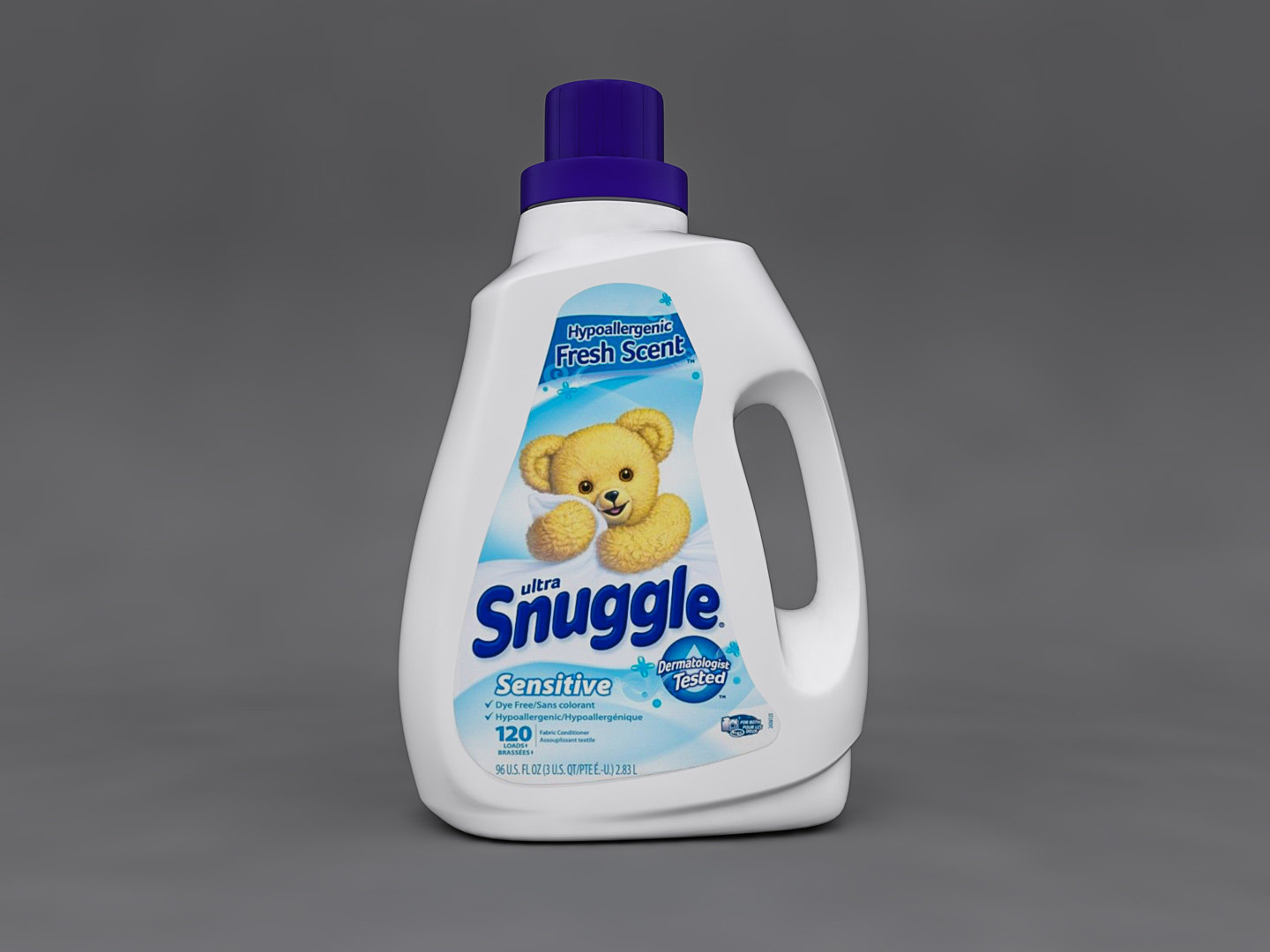 Ultra snuggle detergent bottle 3D model TurboSquid 1505639