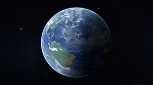 3D planet earth realistic