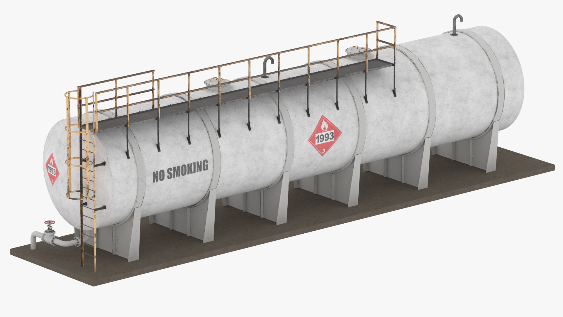 Fuel tank 3D model TurboSquid 1505029
