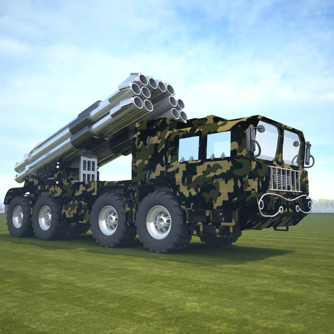 Military Missile Truck 3D Model - TurboSquid 1505982