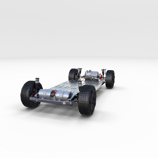 3D tesla cybertruck chassis - TurboSquid 1505965