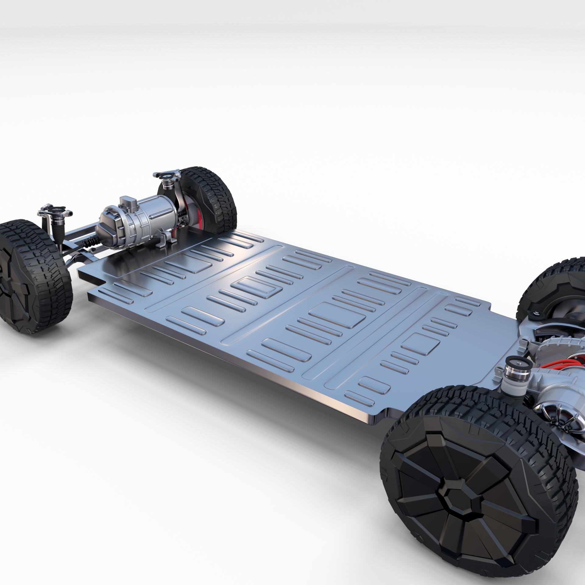 3D tesla cybertruck chassis - TurboSquid 1505965