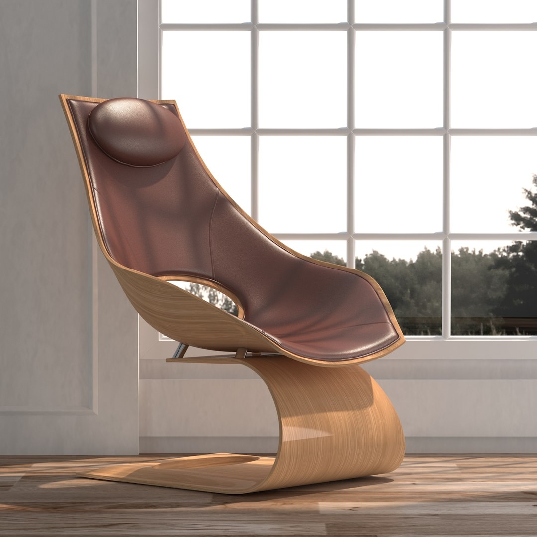 3D carl hansen dream chair wood - TurboSquid 1506300