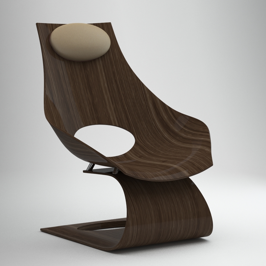 3D carl hansen dream chair wood TurboSquid 1506300