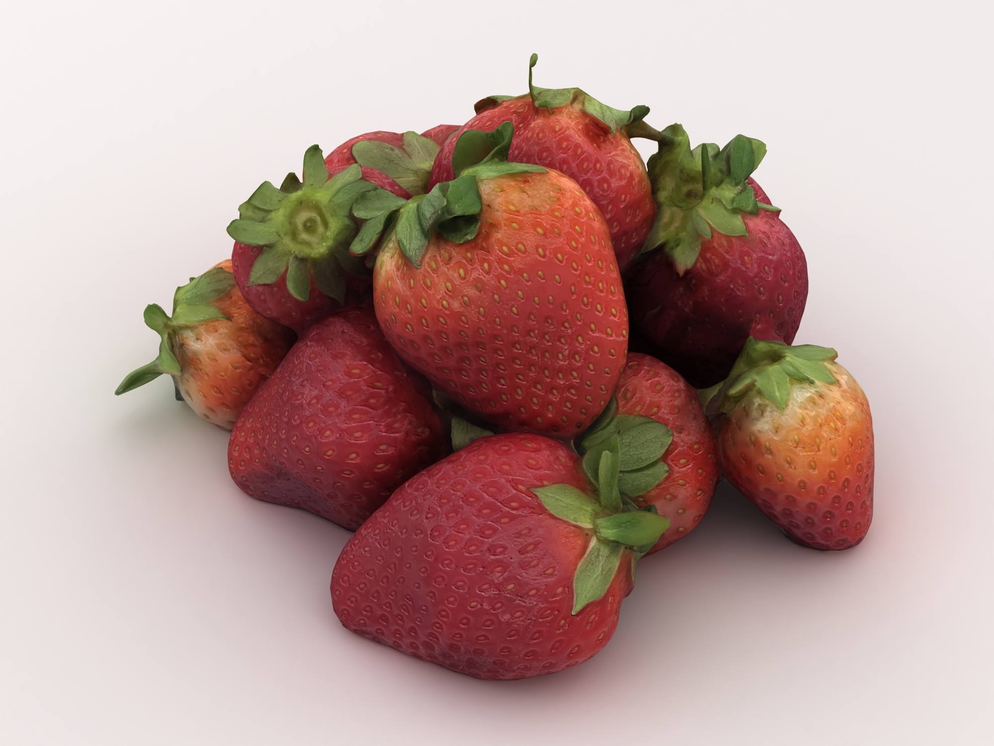 草莓3d模型