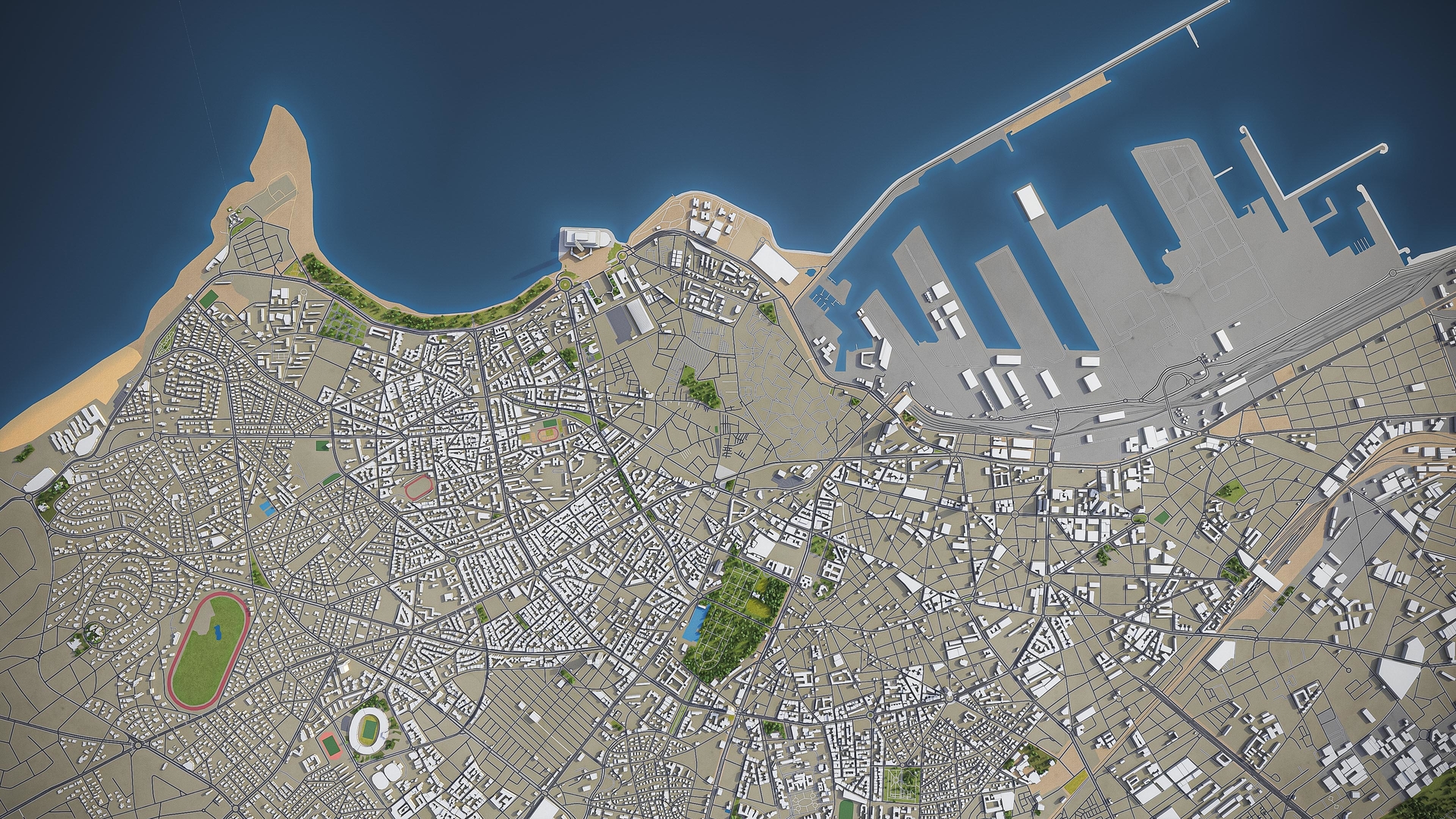 Casablanca surrounding - 3D model - TurboSquid 1506271