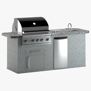 wolf terrace grill 3D