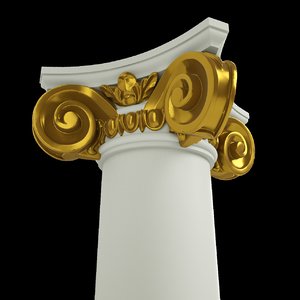 column architecture 3D model