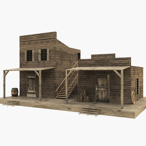 western west house 3D model