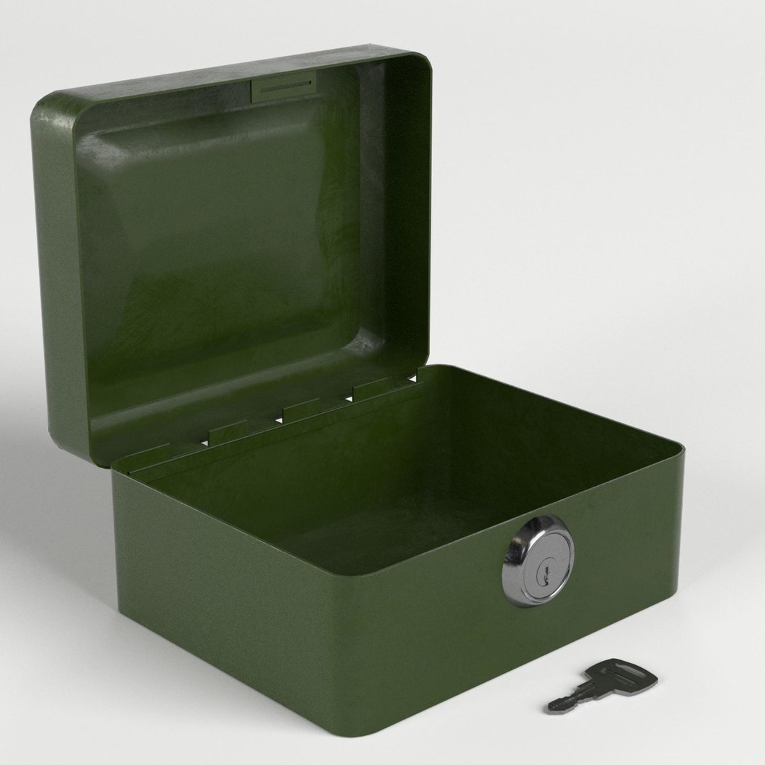 Locked box key 3D model - TurboSquid 1406855