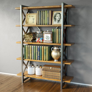 3D shelves decor model