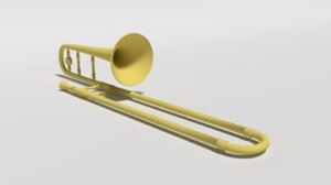 trombone cartoon model