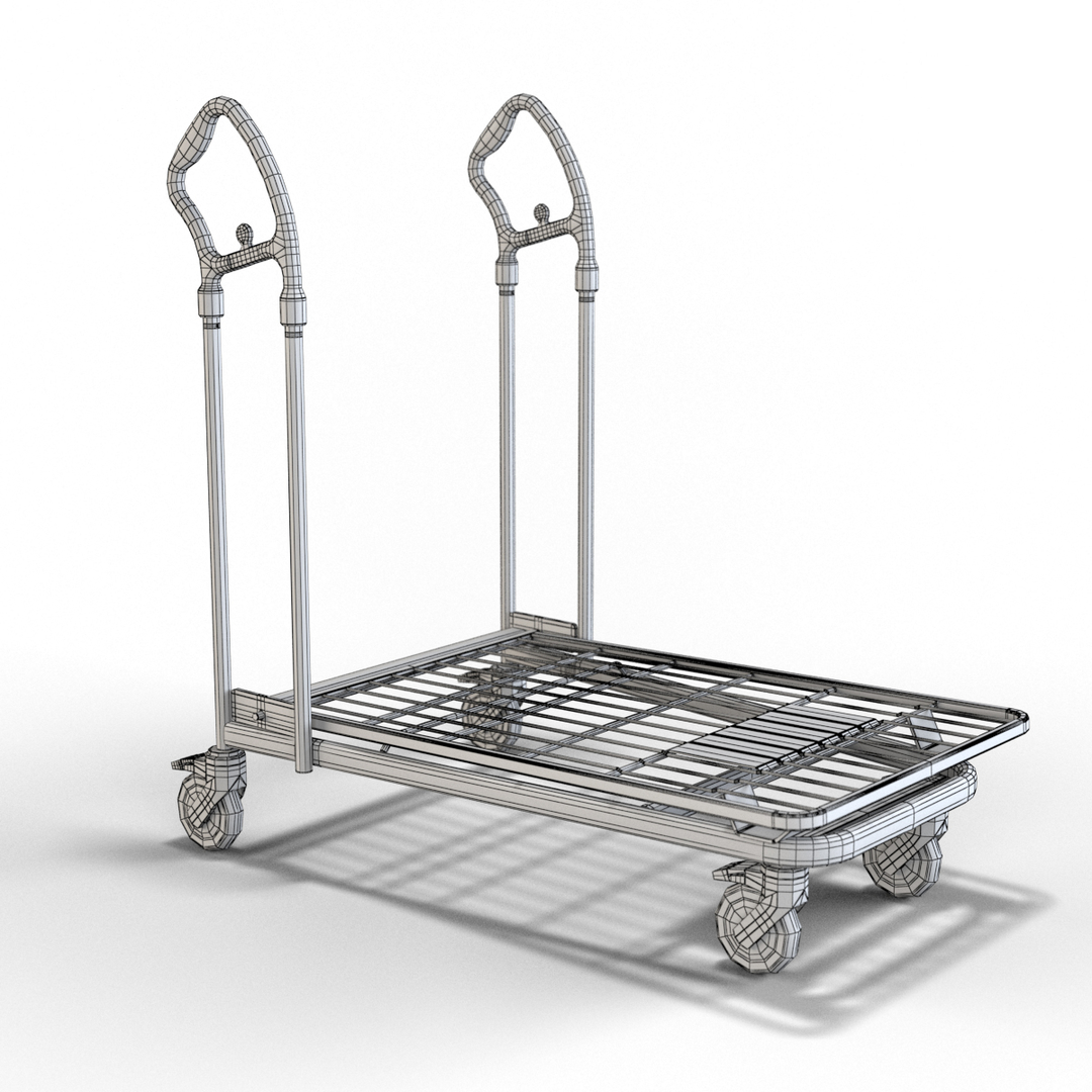 Ikea shopping cart 3D model TurboSquid 1506828
