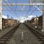 3D model scene japan city railway