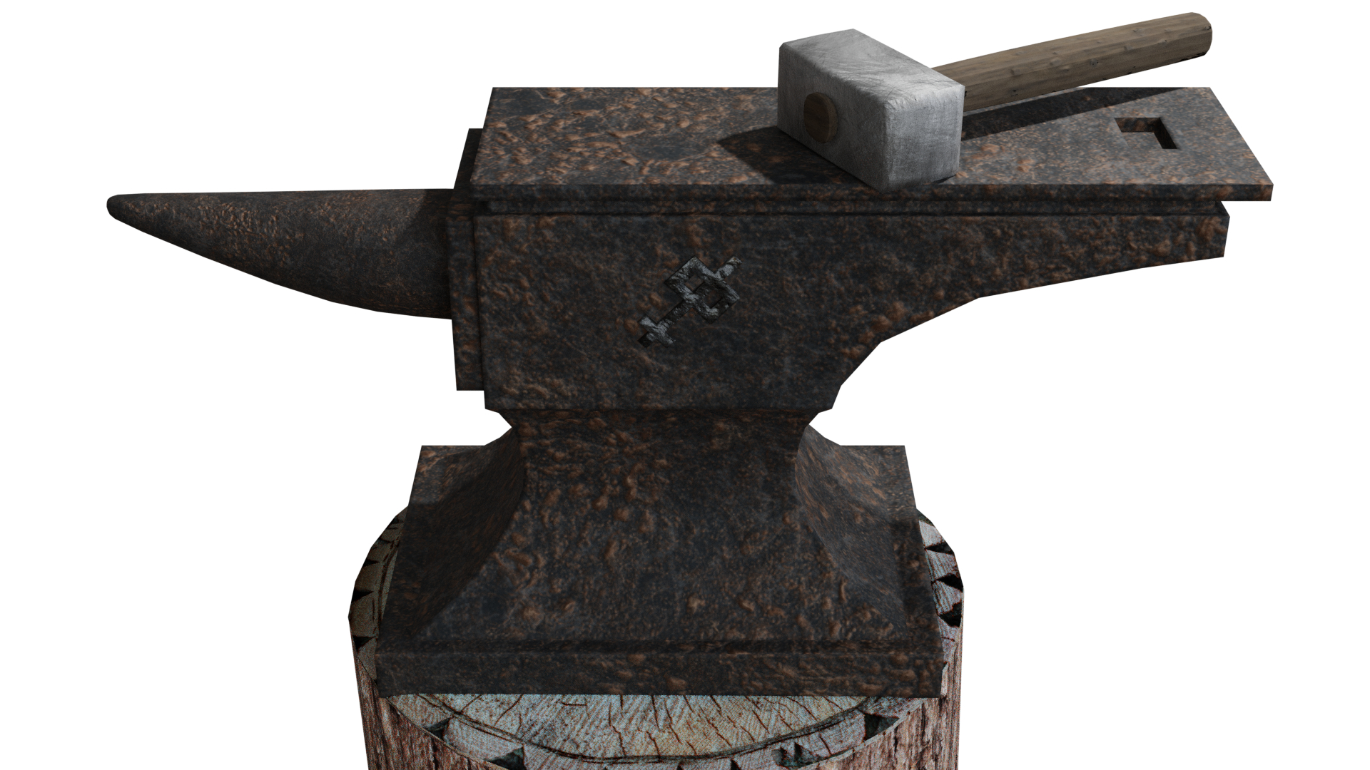 modèle 3D de Anvil, Hammer and Trunk TurboSquid 1507334