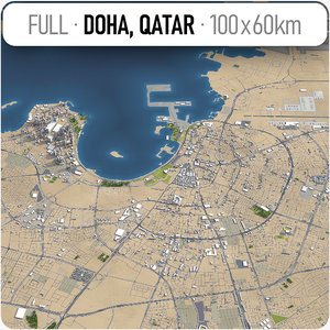 3D doha qatar model
