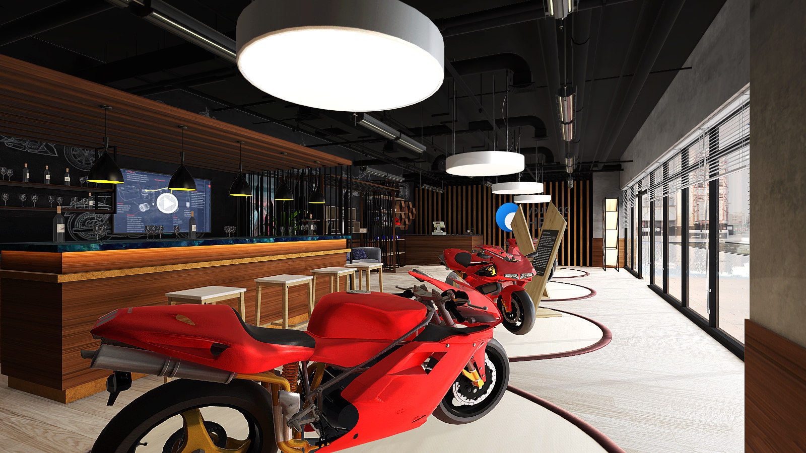 motorbike showroom