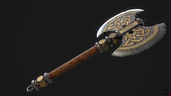 Dwarf Axe V2 Model - Turbosquid 1507640