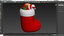 christmas sock gifts 3D