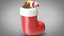 christmas sock gifts 3D