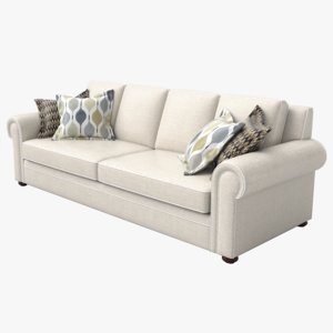 L Shape Sofa 3d Model Free Download