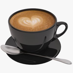 3d coffee cups model