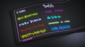Text tool graffiti