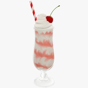 cocktail smoothie beverage 3D model