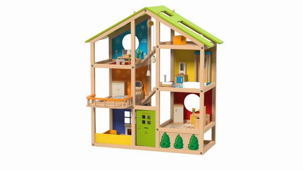 hape wooden dollhouse