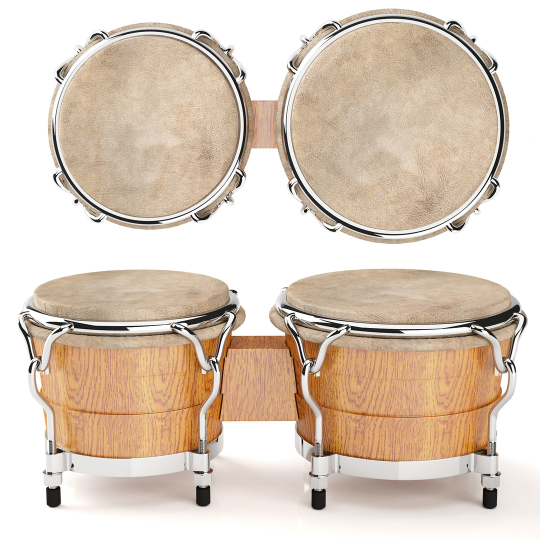 3D bongos drum - TurboSquid 1508592