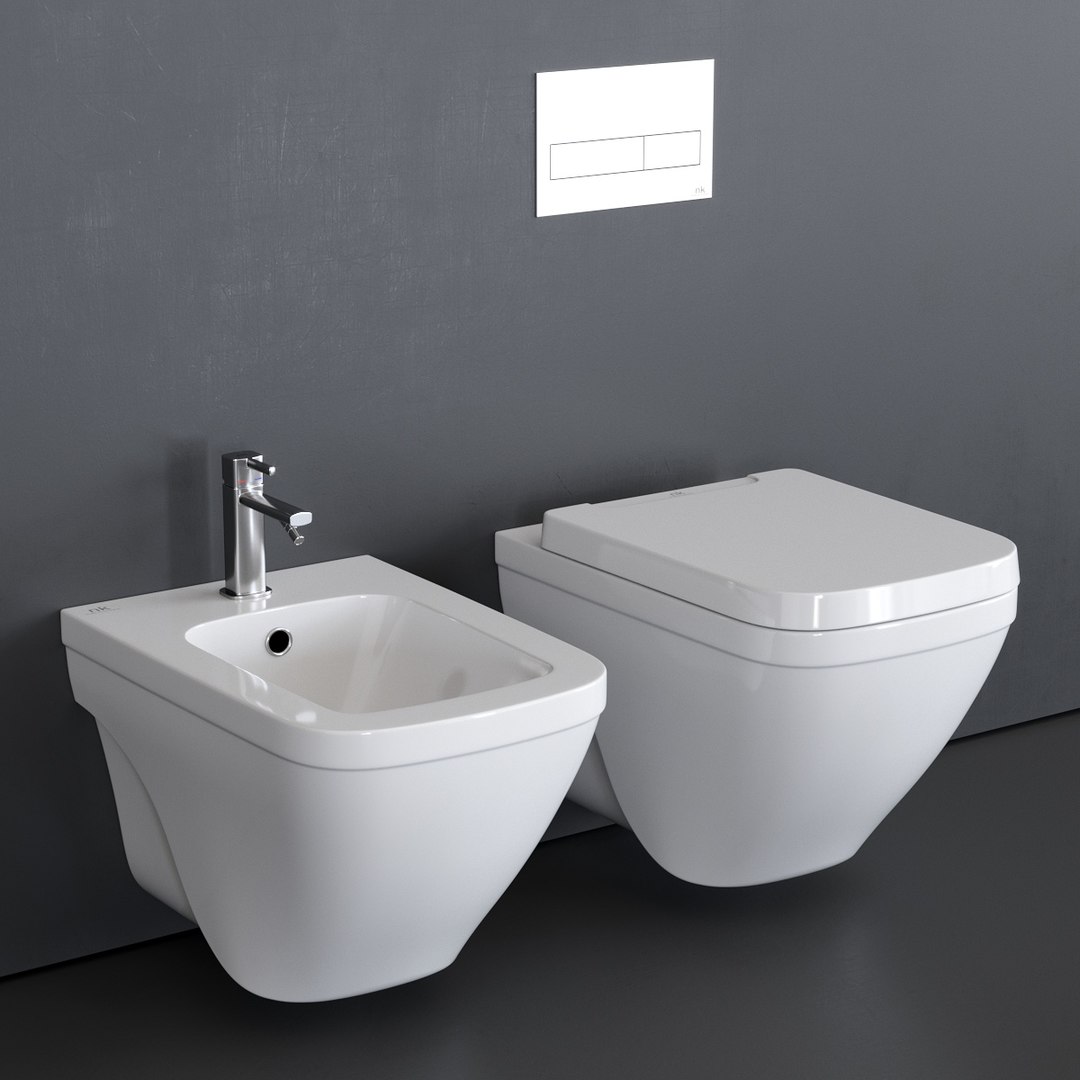 3D model nk concept wallhung toilet TurboSquid 1508578