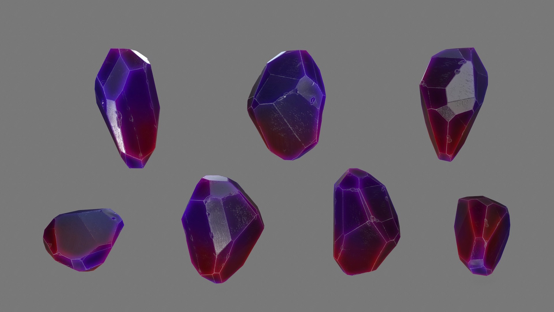 3D crystal rock model - TurboSquid 1508656