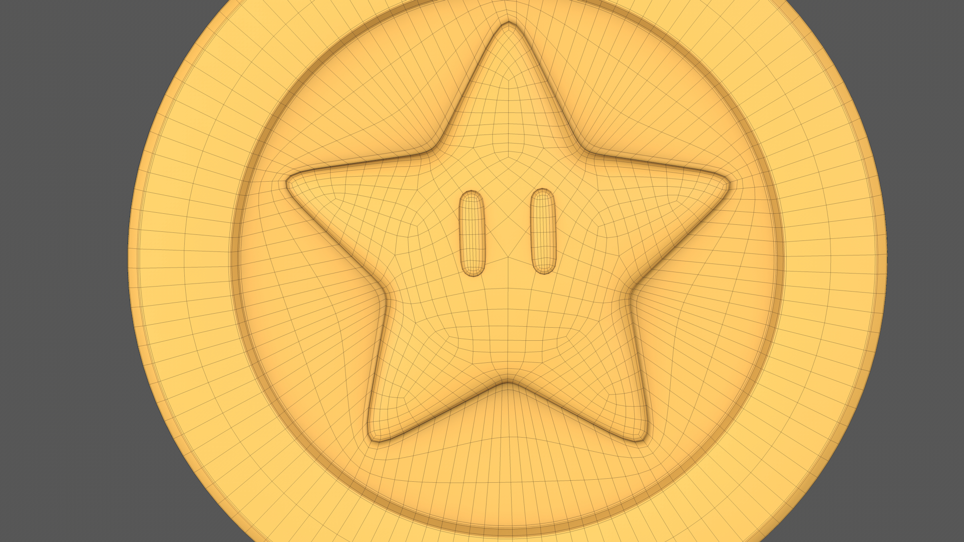 Super Mario 3d World 3-2 Star Coins Special Gold Coin Star - Super Mario Assets3Dモデル - TurboSquid 1508740