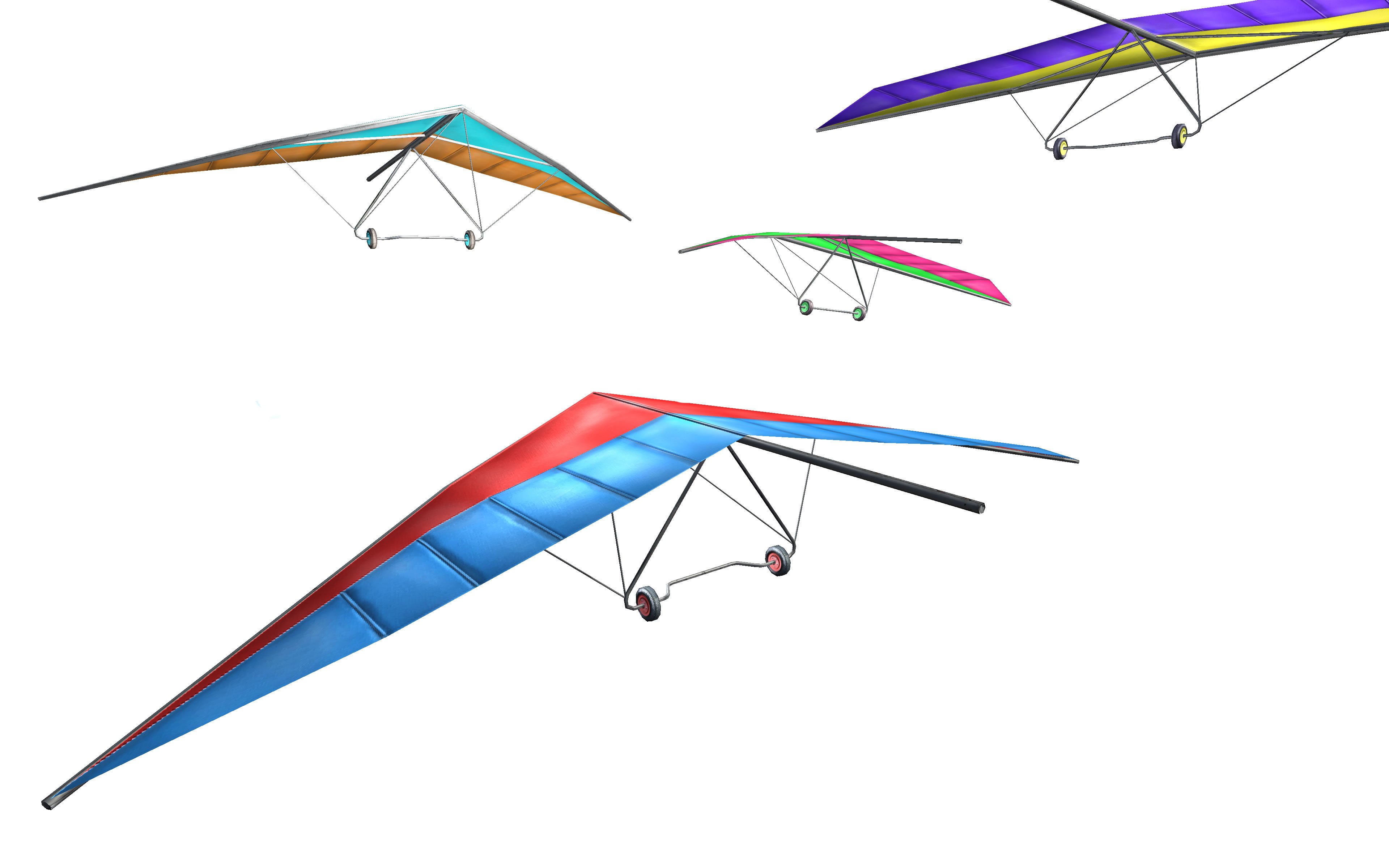 Hang glider 3D model TurboSquid 1508822