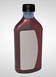 bottle glass 3D model