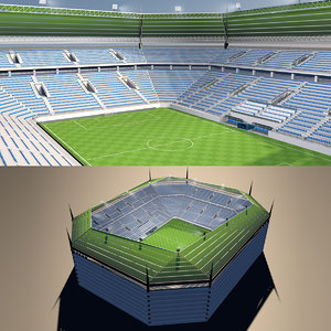 3D stadium arena