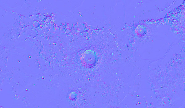 Texture TIFF Moon Normal Map